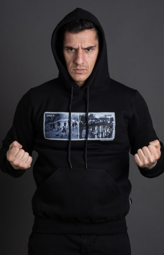 Hoodie "ONCE-NOW" Black 
