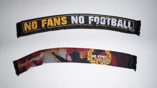 Scarf-No Fans No Football-