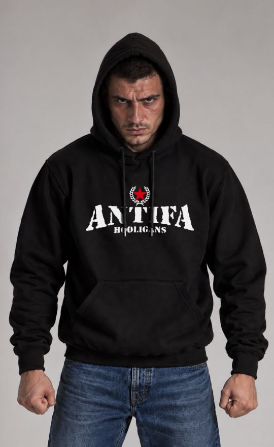 Hoodie "Antifa Hooligans" Black