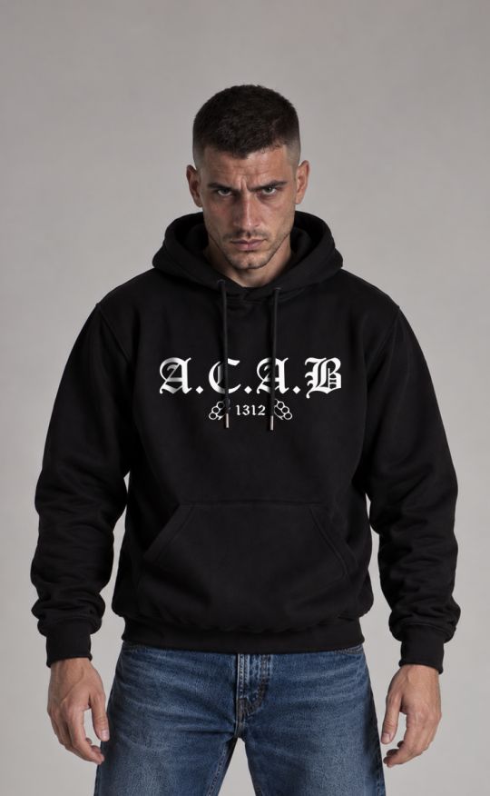 Hoodie "ACAB 1312" Black