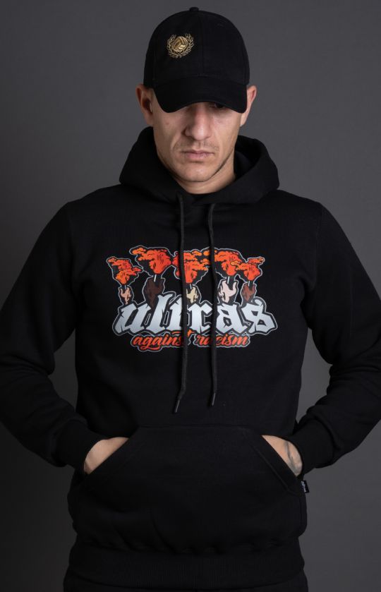 Hoodie "Against Racism" Black 