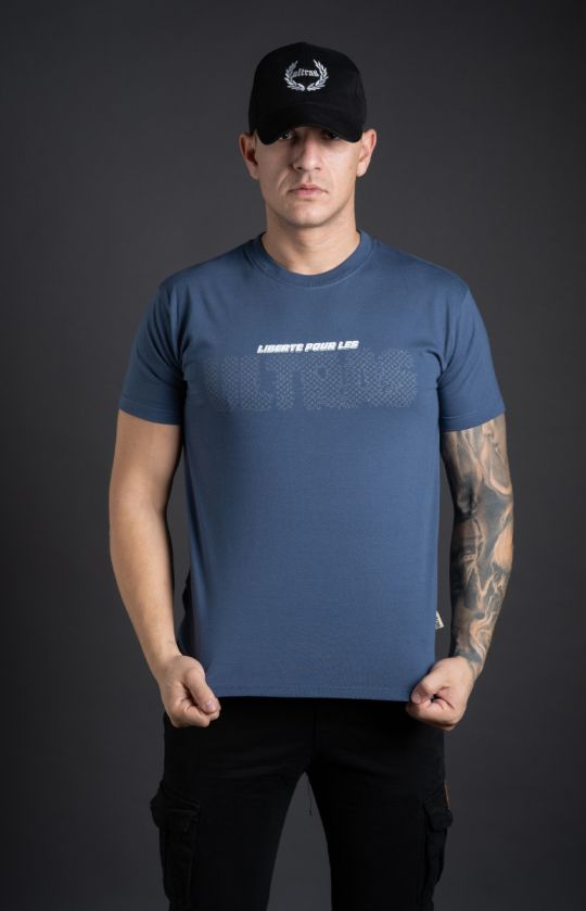 T-shirt "Liberte" Denim