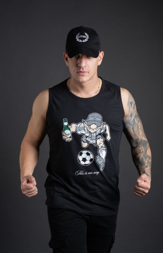 Black Sleeveless Shirt "Ultras 2024" 