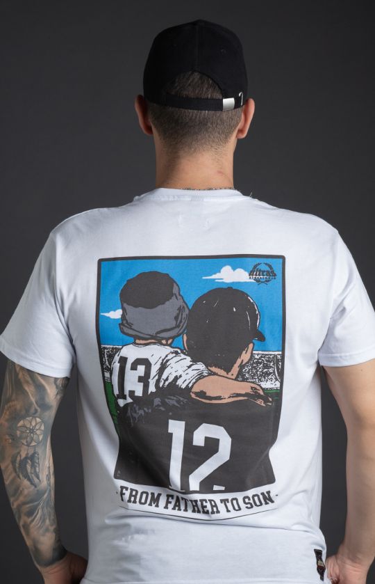 T-shirt "FROM FATHER TO SON" White