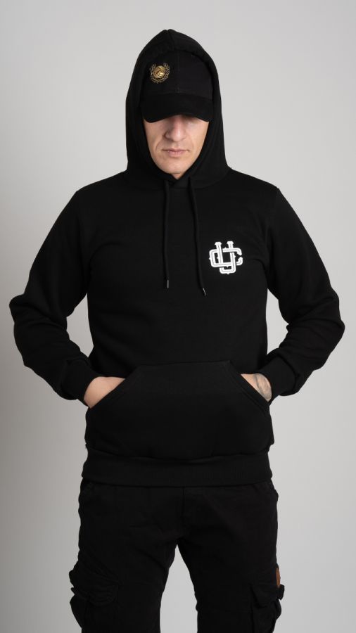 Hoodie "Mesa s'ena poulman" Black