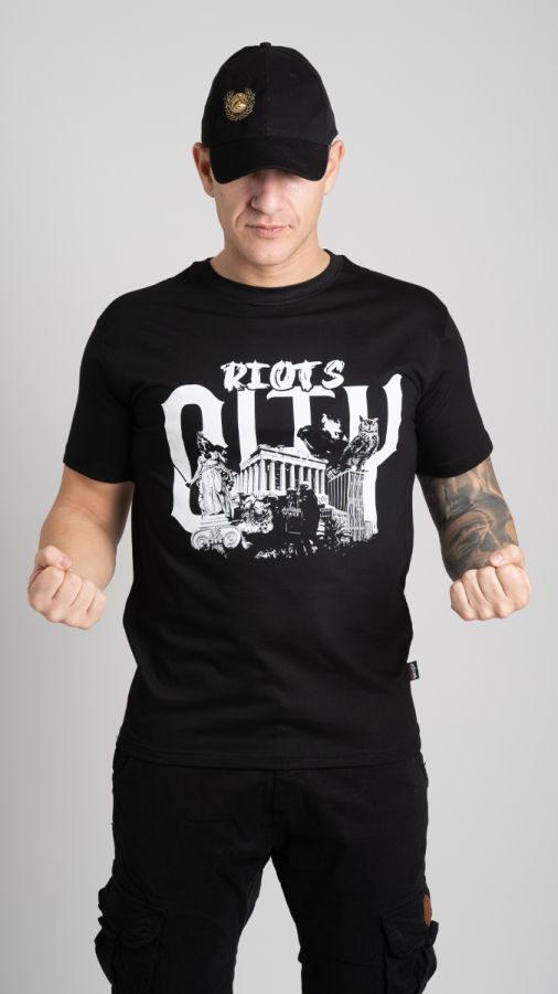 T-shirt "Riots-City" Black