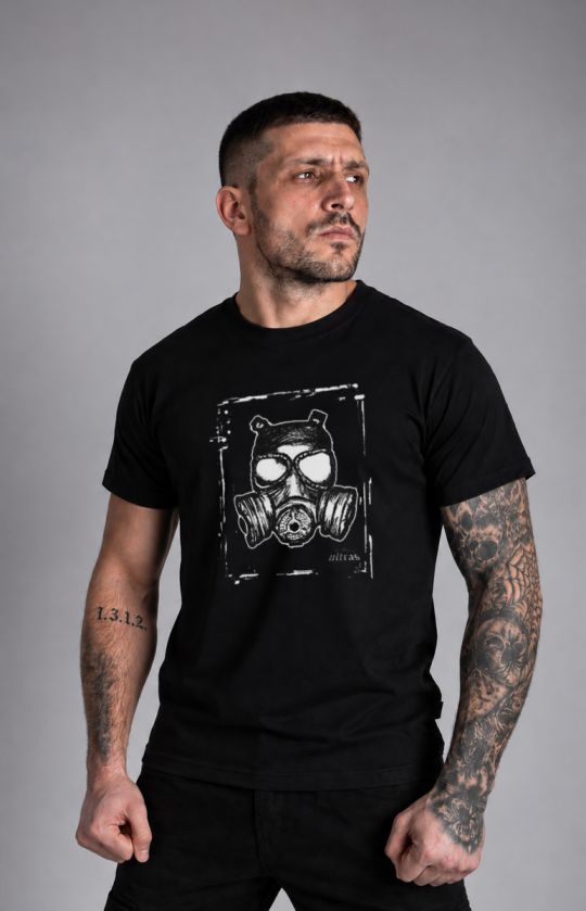 T-shirt "Gas Mask" Black