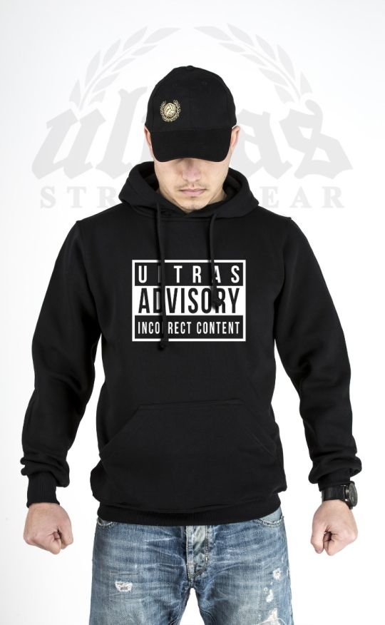 Hoodie "Ultras Advisory" Black