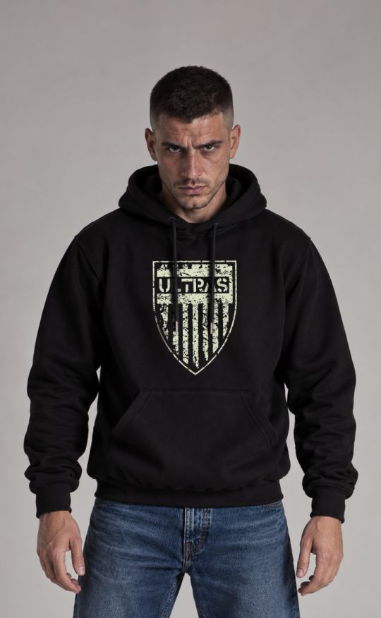 Hoodie "Ultras Shield" Black