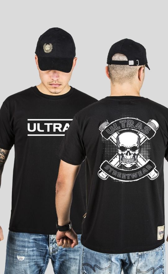 T-shirt "Ultras Skull n' Pyro" Black