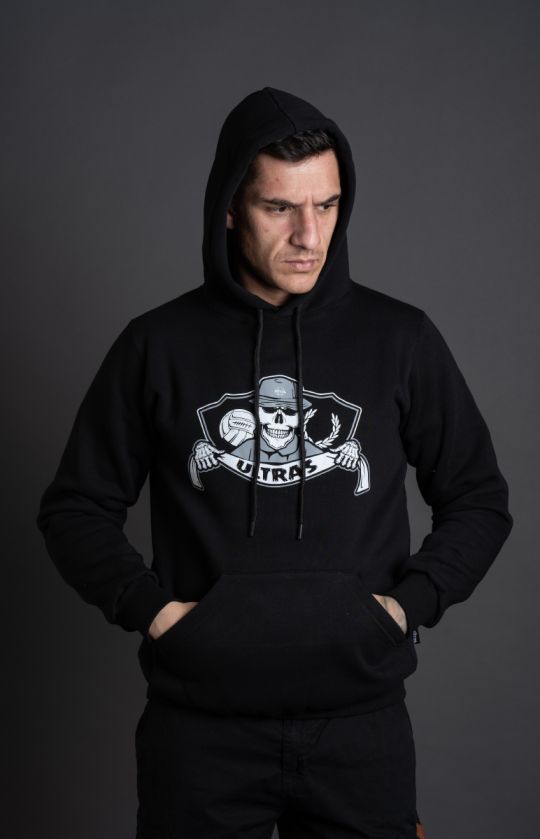 Hoodie "Ultras Skull Fan" Black 