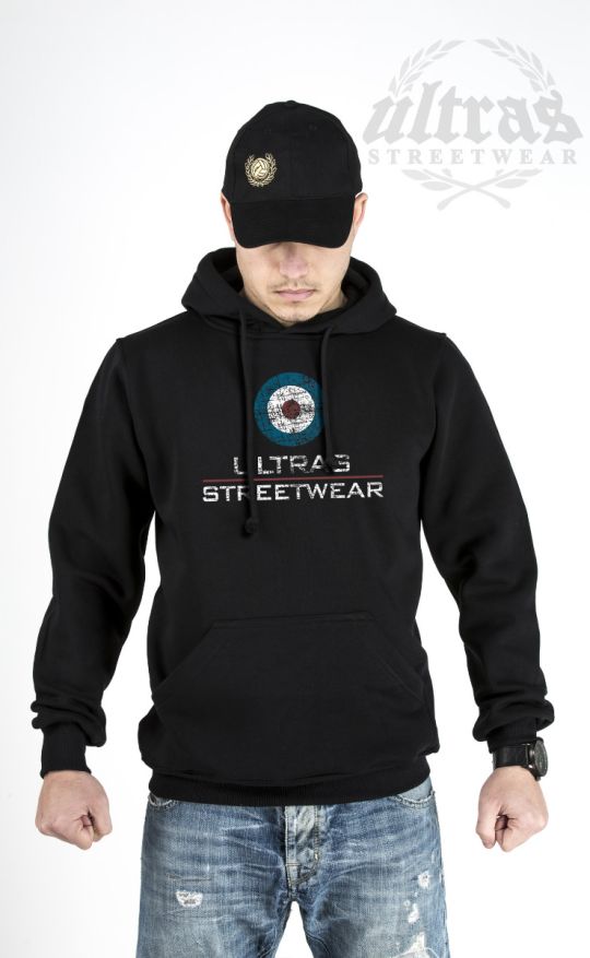 Hoodie "Ultras Streetwear Target" Black
