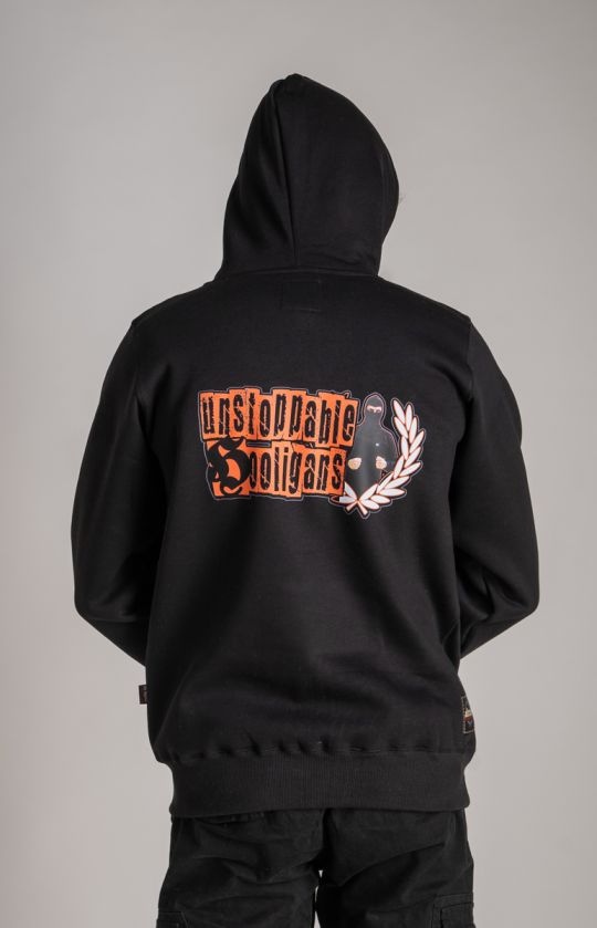 Hoodie ''Unstoppable Hooligans" Black