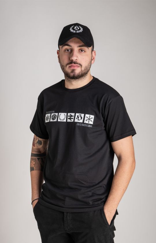 T-shirt "Vida-Cultura" Black