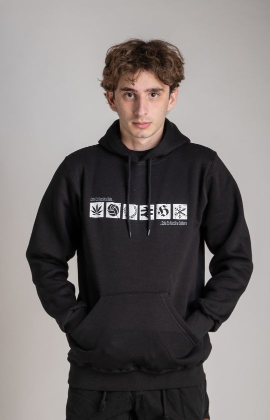 Hoodie ''Vida-Cultura" Black