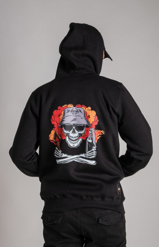 Hoodie ''Ultras Skull" Black