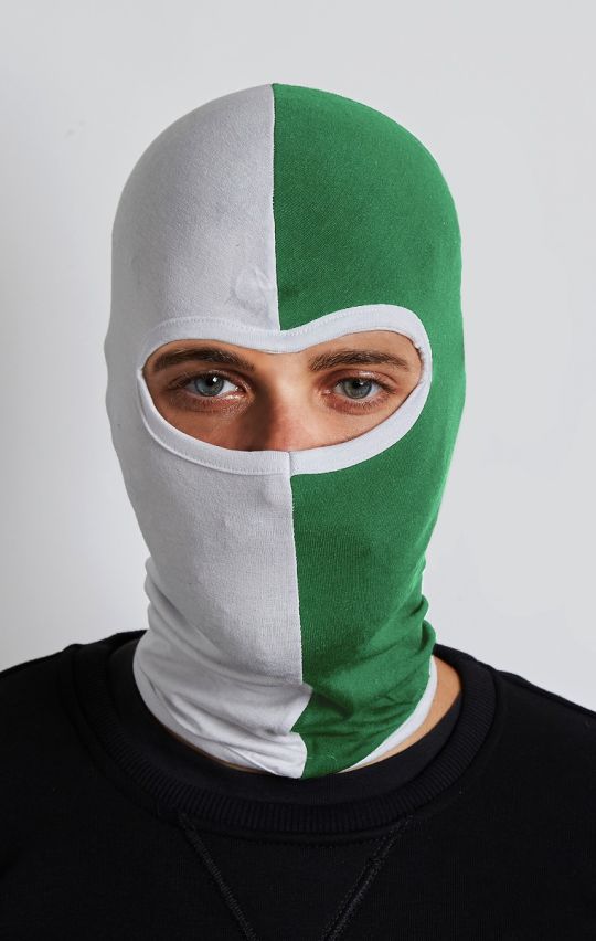 Balaclava Green & White