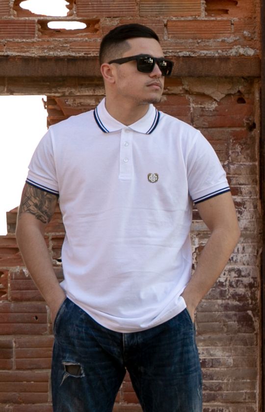 Casual Polo White Laurel