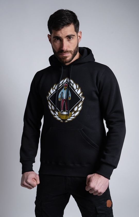 Hoodie "Subbuteo" Black
