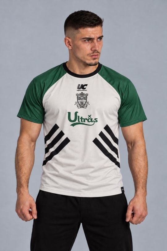 Jersey "You 'll never drink alone" Green - White