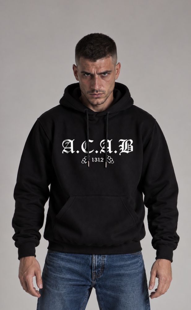 Hoodie "ACAB 1312" Black