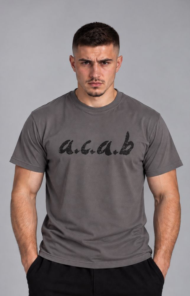 T-shirt "ACAB" Grey