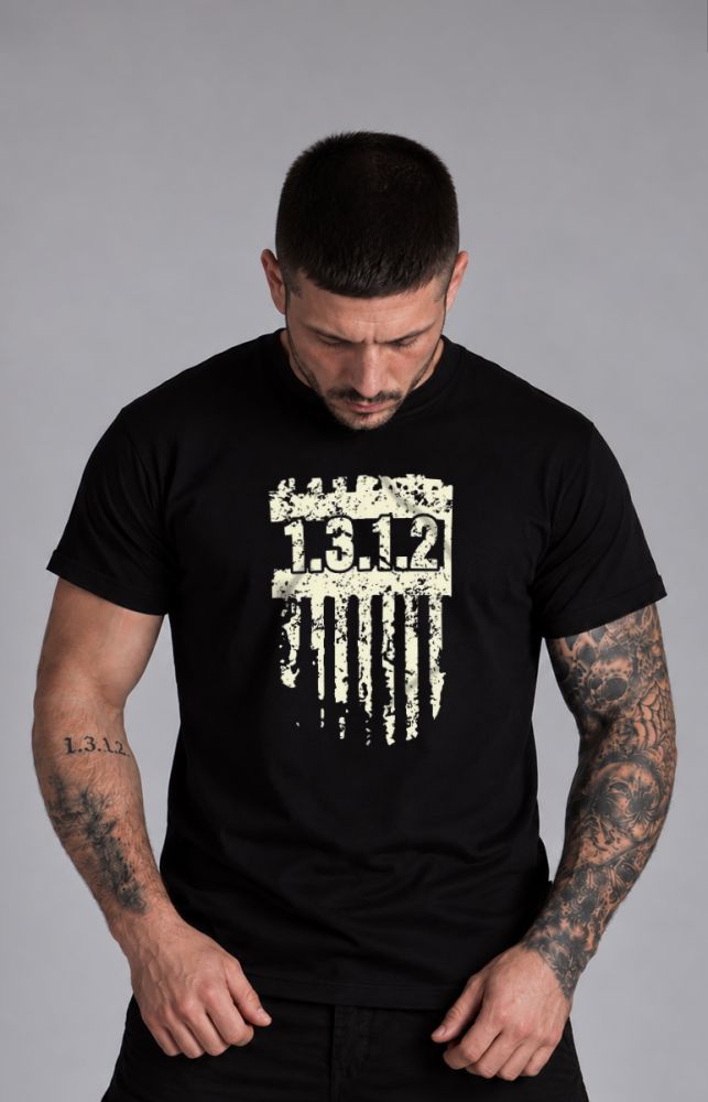 T-shirt "1312 Shield" Black