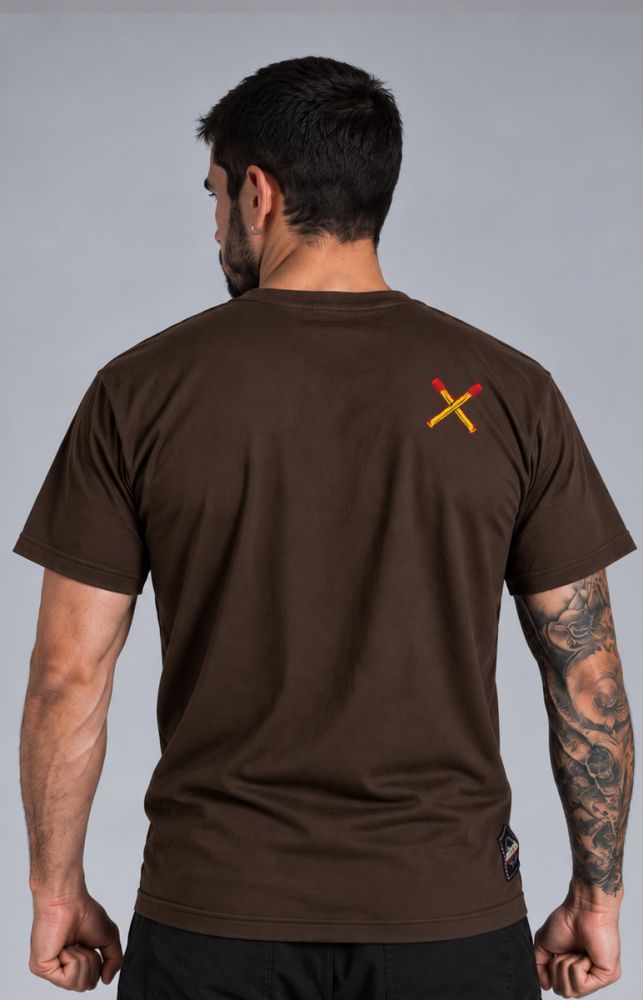 T-shirt "Ultras Streewear" with Pyro Brown