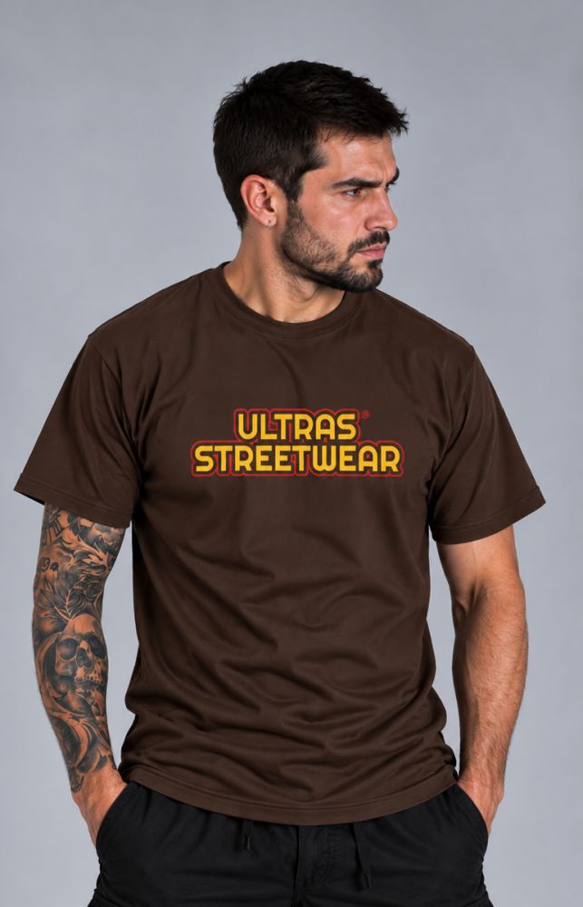 T-shirt "Ultras Streewear" with Pyro Brown