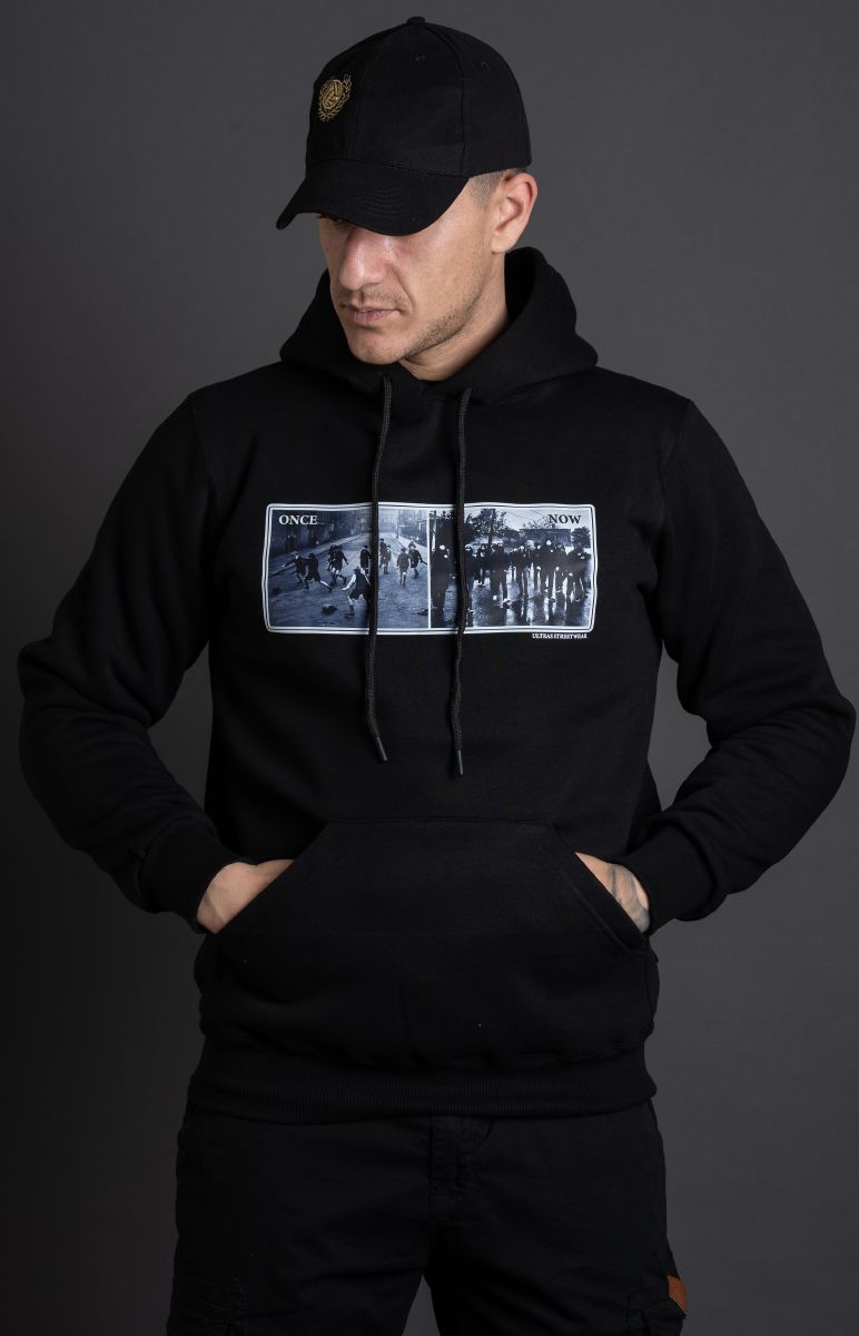 Hoodie "ONCE-NOW" Black 