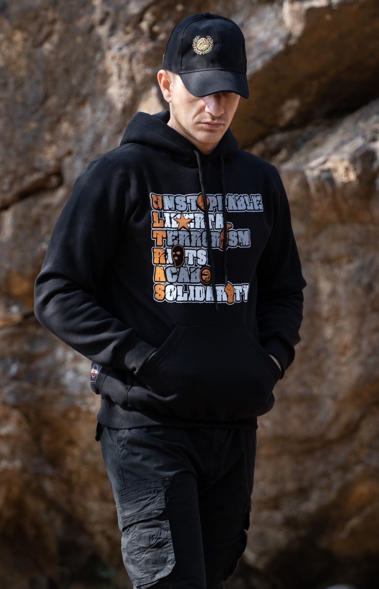 Hoodie "Ultras Vertical" Black