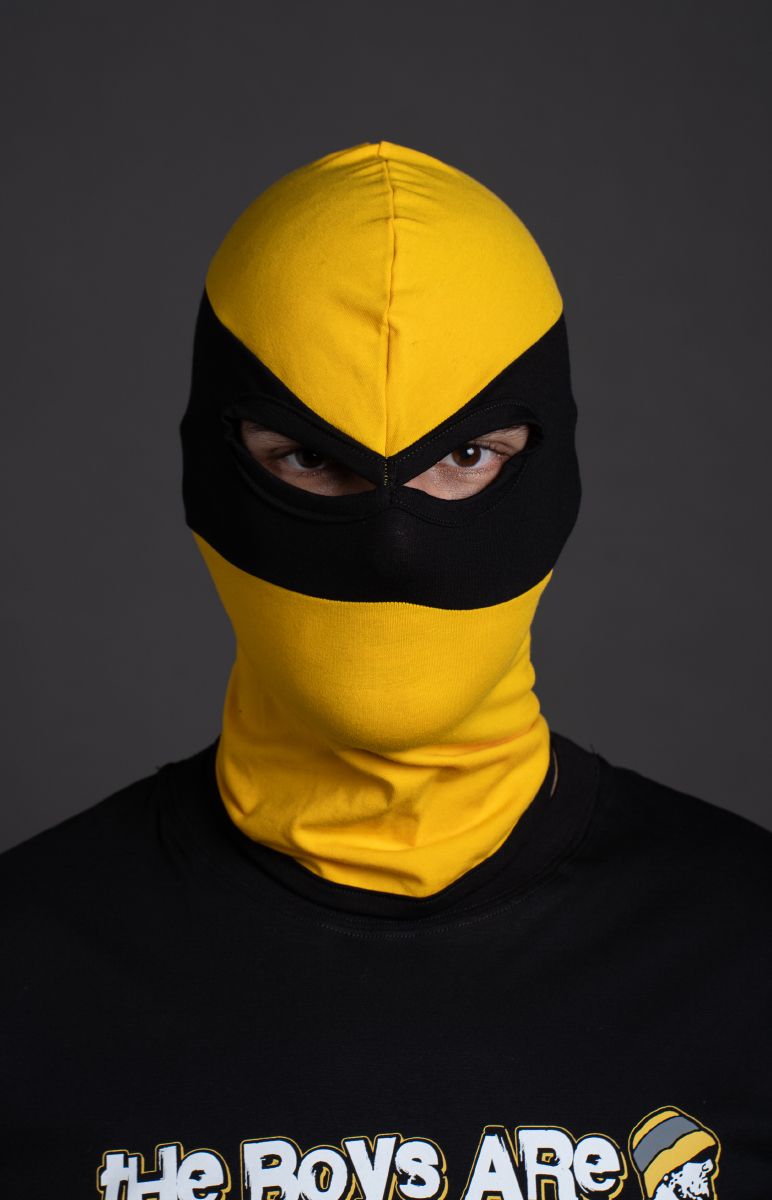 Balaclava yellow and black