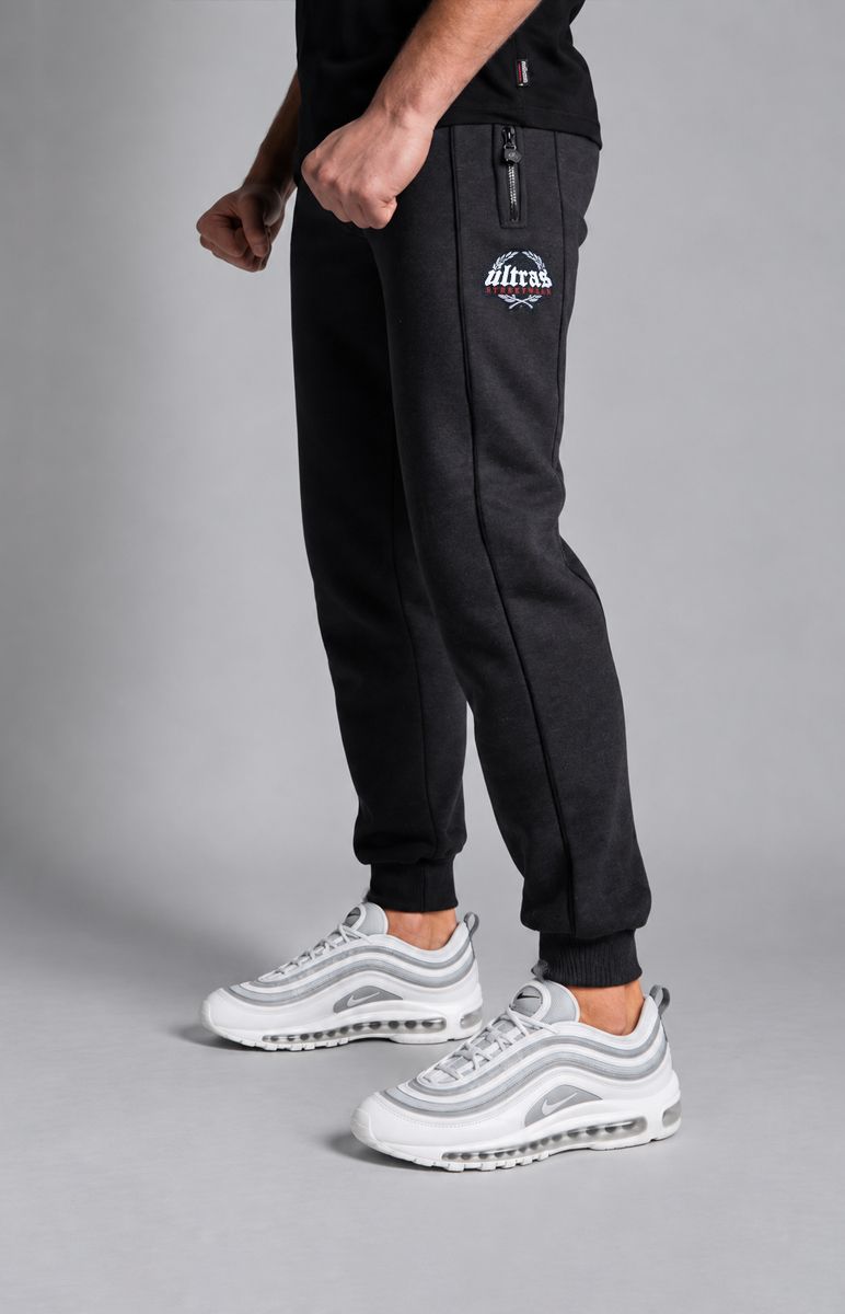 Dark Grey Pant with Stripes 