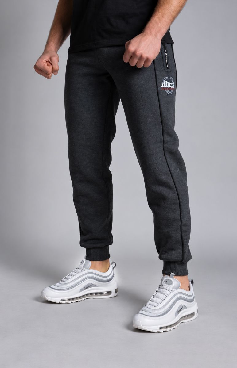 Dark Grey Pant with Stripes 