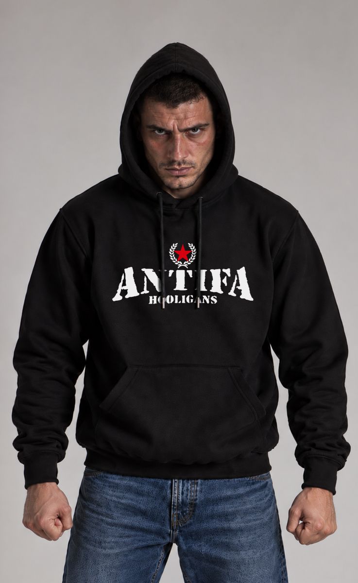 Hoodie "Antifa Hooligans" Black
