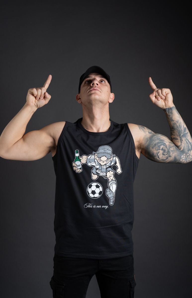 Black Sleeveless Shirt "Ultras 2024" 