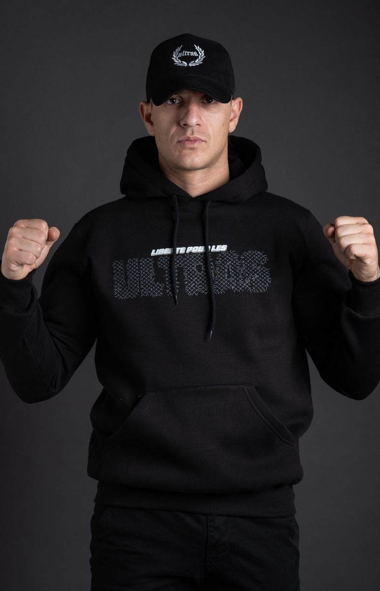 Hoodie "Liberte" Black