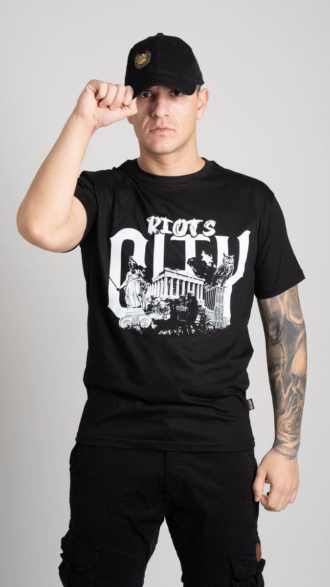 T-shirt "Riots-City" Black