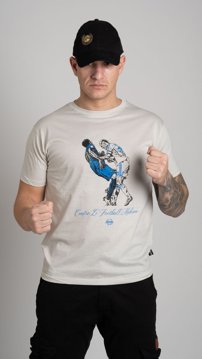 T-shirt "Contre Le Football Moderne" Grey
