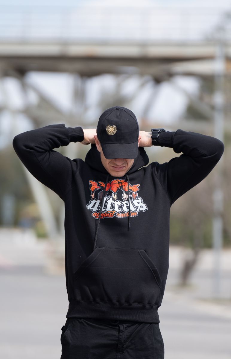 Hoodie "Against Racism" Black 