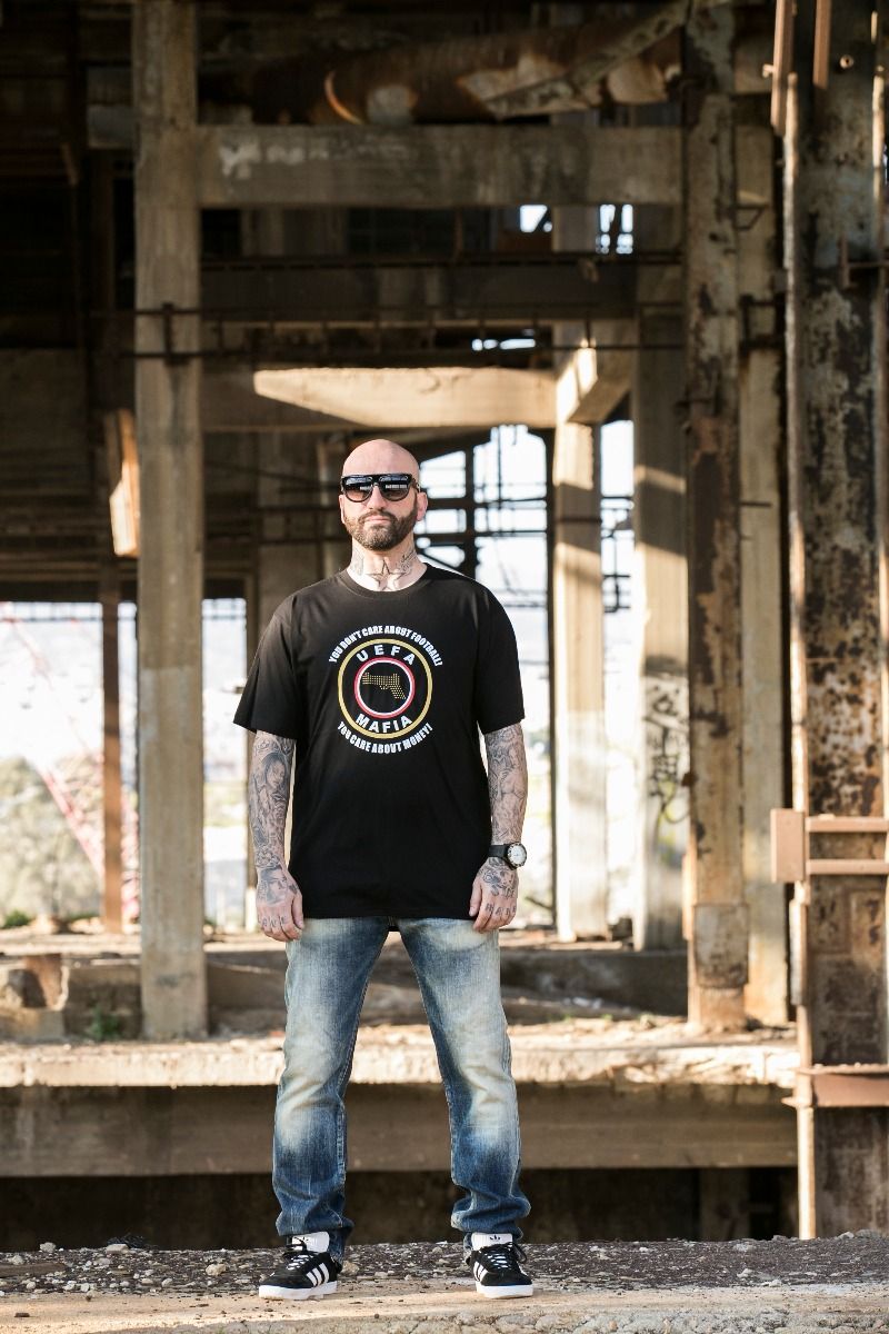 T-shirt "Uefa Mafia" Black