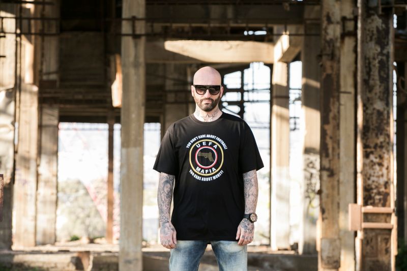 T-shirt "Uefa Mafia" Black