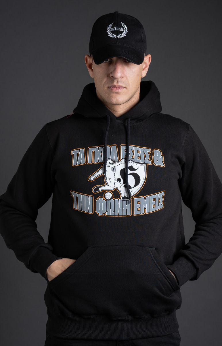 Hoodie "GOAL-VOICE" Black