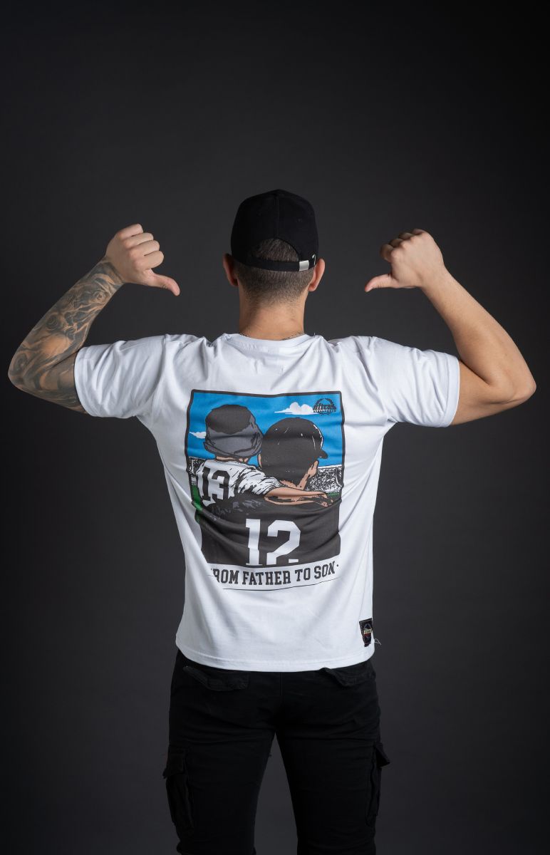 T-shirt "FROM FATHER TO SON" White