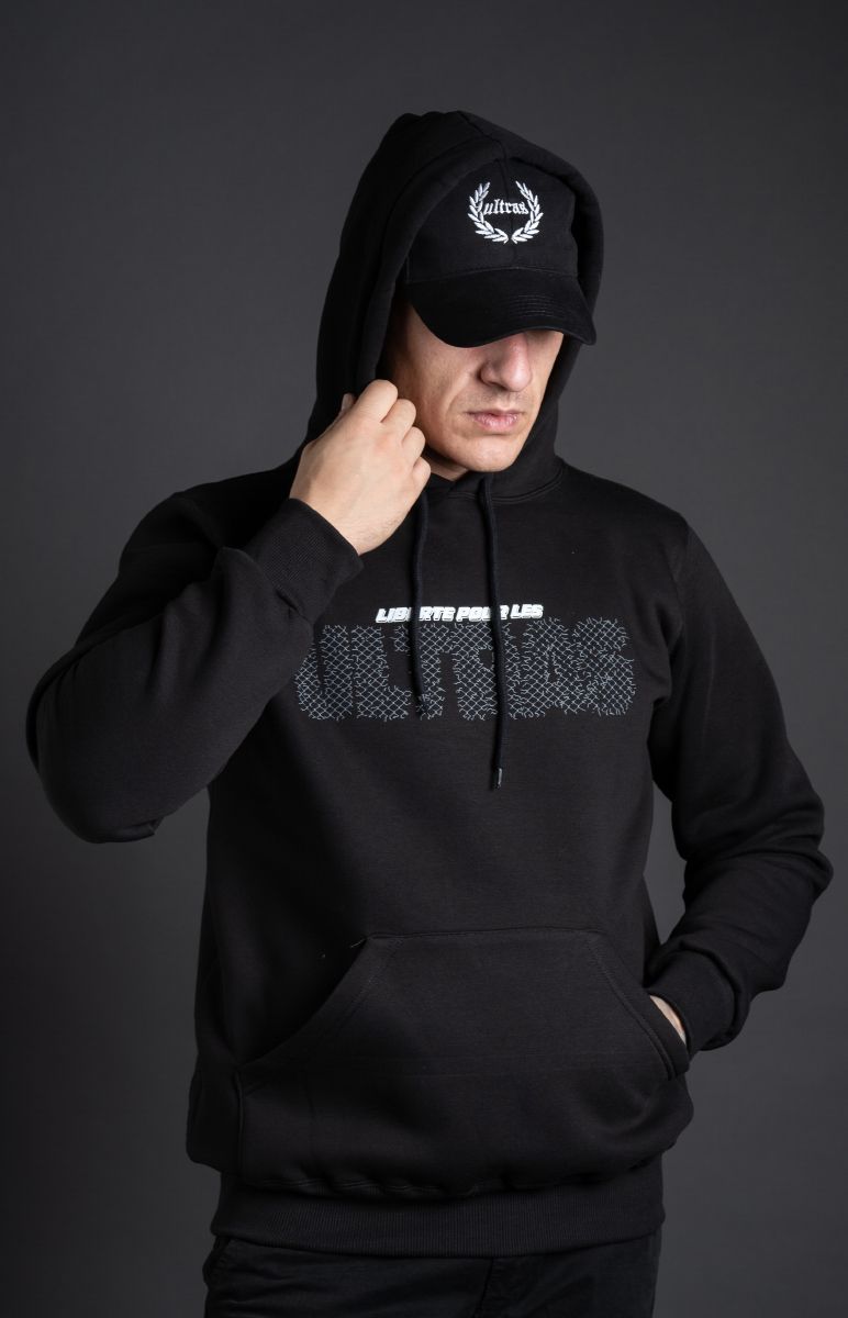 Hoodie "Liberte" Black