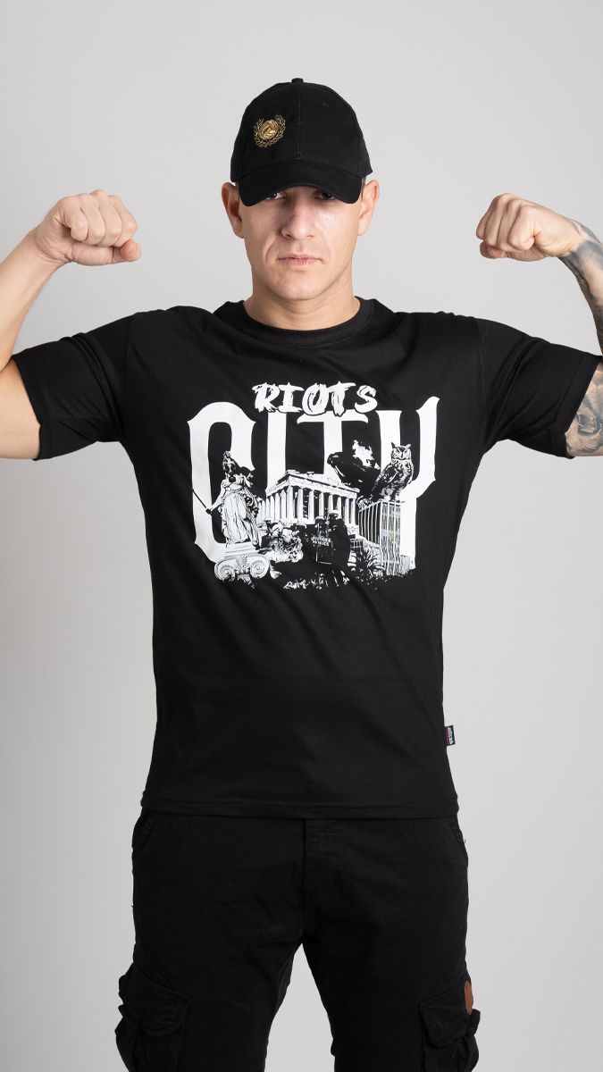 T-shirt "Riots-City" Black