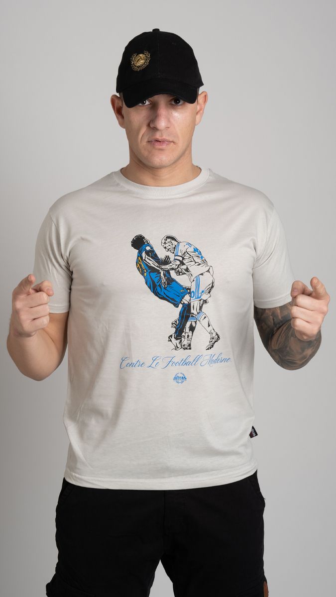 T-shirt "Contre Le Football Moderne" Grey