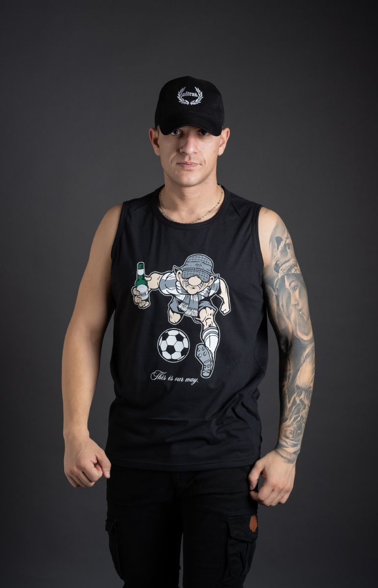 Black Sleeveless Shirt "Ultras 2024" 