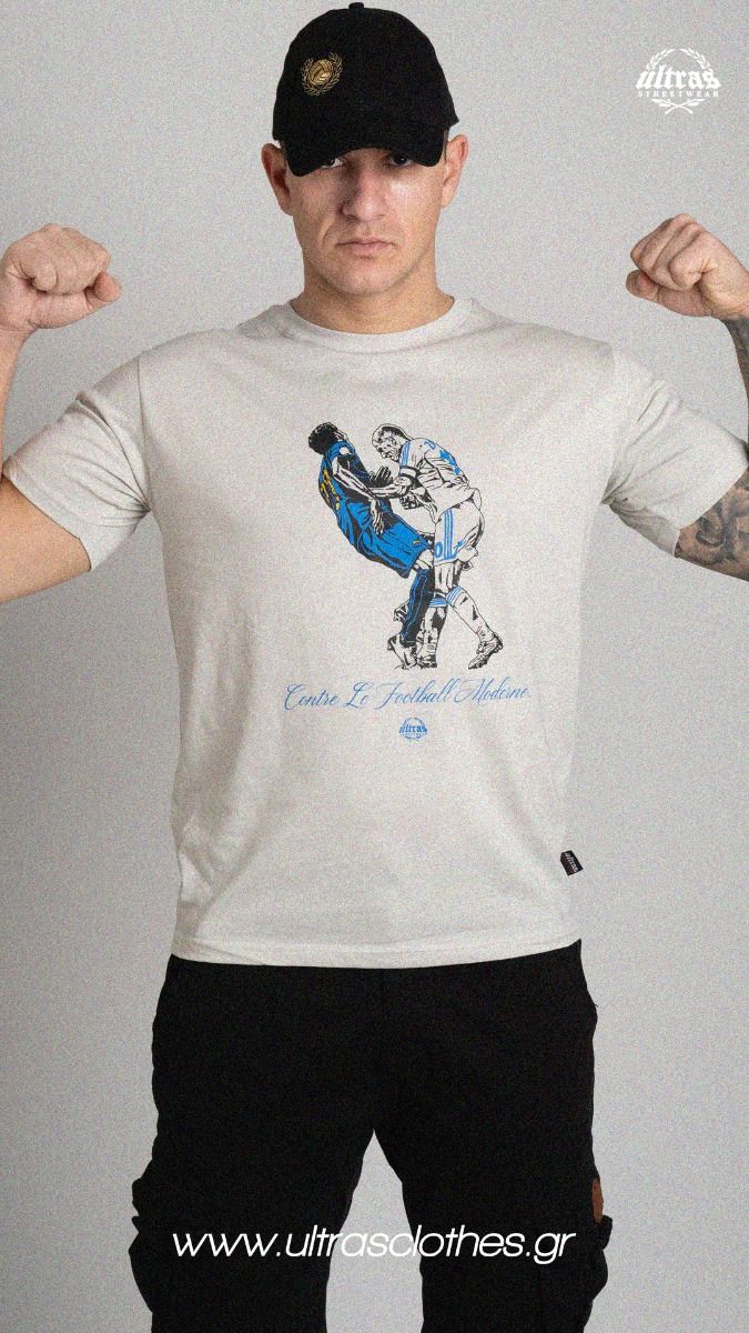 T-shirt "Contre Le Football Moderne" Grey