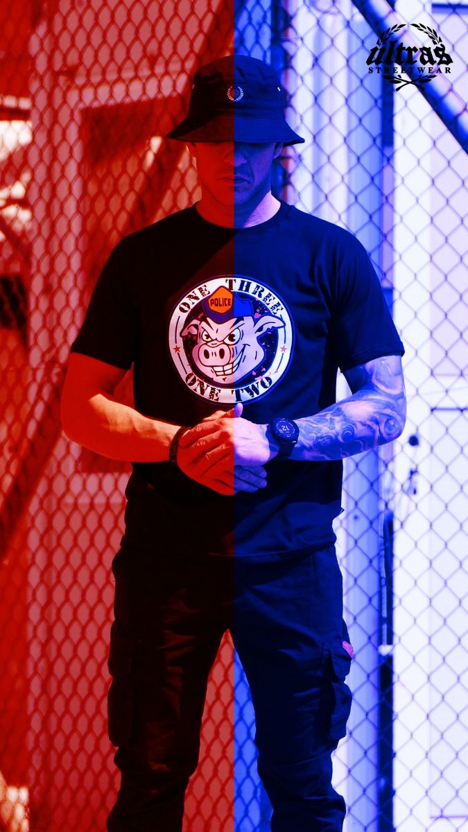 T-shirt "ACAB-PIG" Black